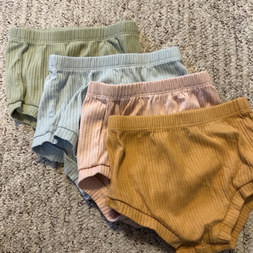 Cloud Island Ribbed Men Shorts Set - Green, Blue, Pink, Tan